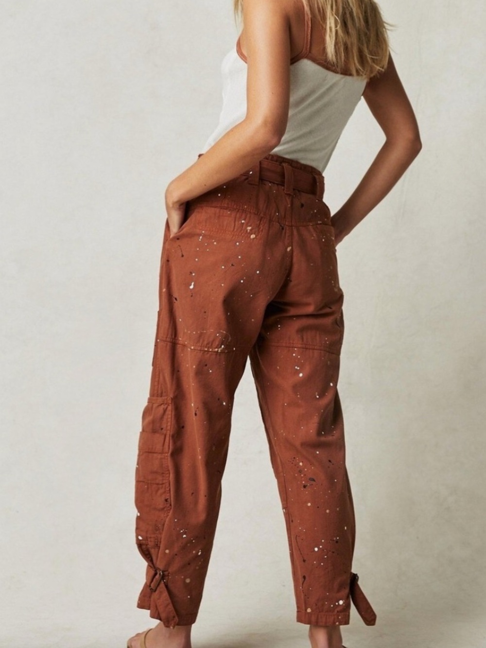 Free People Painter Pants in Rust